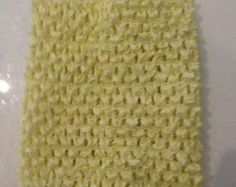 1 TOP BUSTIER CROCHET yellow 0/6/9 months