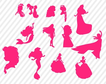 disney princess svg file, frozen svg, belle digital file, disney cricut file, silhouette files, svg cutting files, disney svg