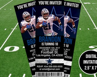 Dallas Cowboys Birthday/Event Invitation