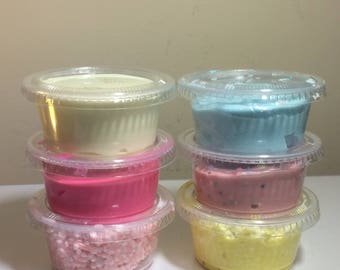 Mystery Mini Slime! 1 Random 2oz Slime. Includes Cream Cheese, Butter, Glossy, Fluffy, and More!