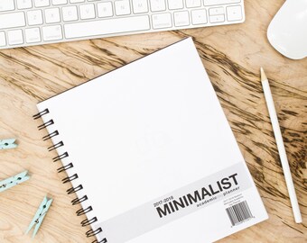 2017-2018 Minimalist Academic Day Planner