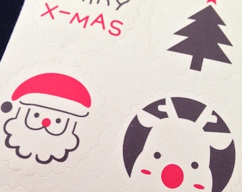 Decal of Christmas - sold by 12 inches (1 sheet)