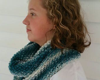 Handknit Infinity Scarf / Handknit Cowl