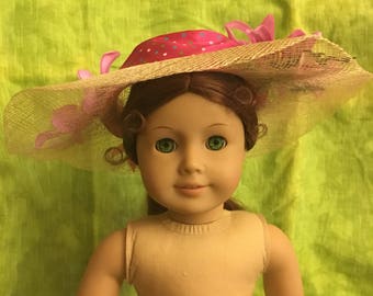 Sunday in the Park 18"doll Hat