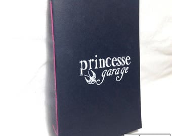 Handmade screen printed Princess Garage book