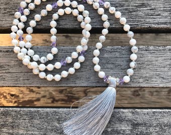 Howlite Mala