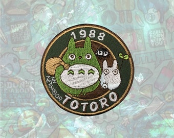 1988 Totoro Patch Cartoon patch back patch hat patch bag patch sew on patch Iron on Patch