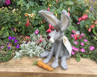 Haremione the bespoke needle felted Hare