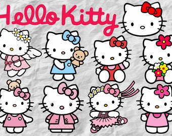 Download Hello kitty svg | Etsy