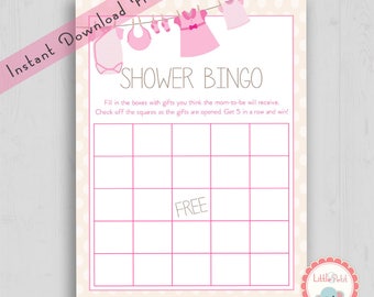 Gender reveal bingo | Etsy