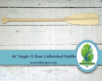 64 INCH Paddle Unfinished 1 paddle Oar for Nautical Wedding