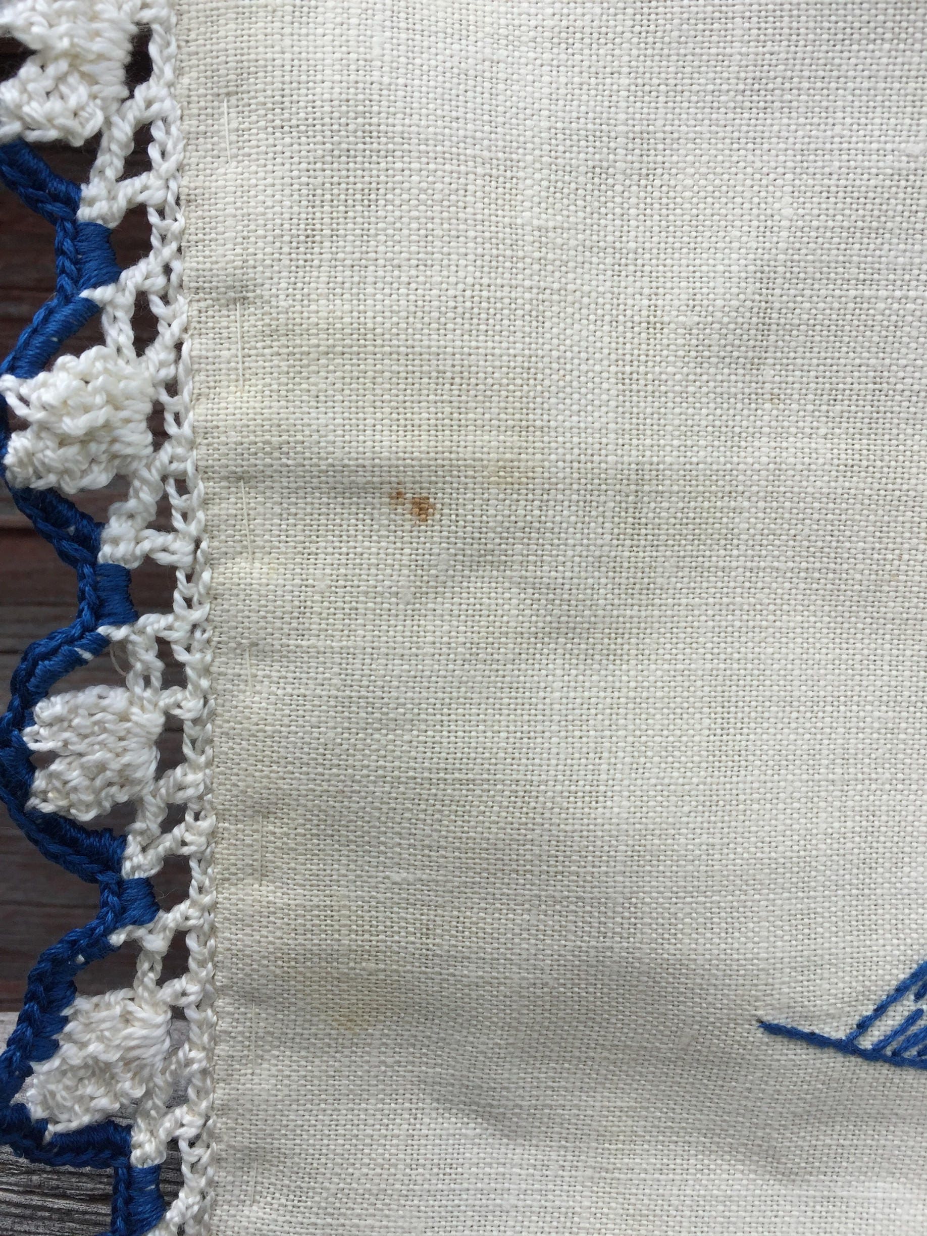 ANTIQUE Linen Pillow cover case Embroidery Dutch Children