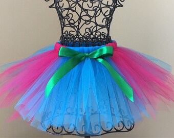 Princess Poppy costume- Princess Poppy tutu- Princess Poppy birthday- trolls costume- trolls birthday