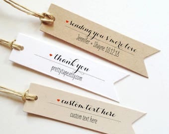 Wedding Favor Tags Smore Love Tag Thank You Tags- Smore Wedding Favors Wedding Gift Tags Rustic Wedding Favors