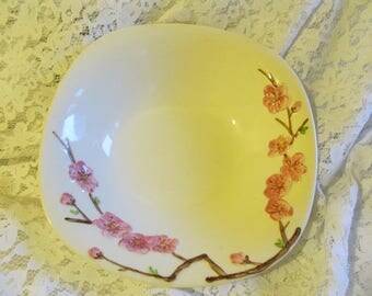 Vintage Poppytrail Peach Blossom Serving Bowl