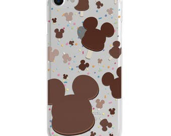 Mickey Ice Cream Clear Disney iPhone Case