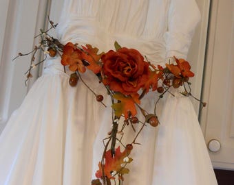 Fall Wedding Sash Belt Cascade