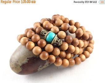 LATE SHIP SALE Sandalwood Bracelet, Sandalwood Mala, Sandalwood Stretch Bracelet, Yoga Jewelry, Sandalwood Beads, Yoga, Mala Beads, Mala Bea