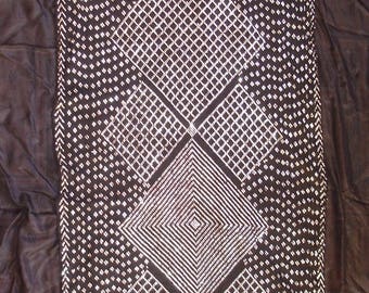 Antique Egyptian black and silver assuit Tribal fusion dance tulle Coptic shawl