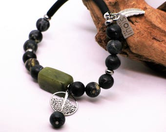 Bracelet arbre de vie//Bracelet vert//Bracelet turquoise//Tree of life bracelet//green bracelet//handmade bracelet