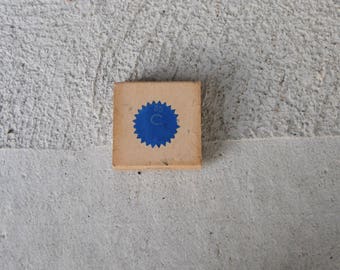 Vintage Dennison Blue Legal and Notarial Seals C