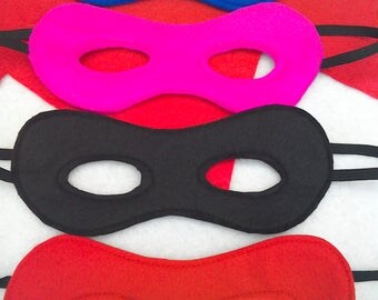 Superhero mask for children available in many colours.