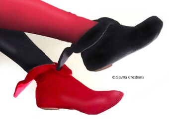 Harley Quinn Animated Series-style bootlets. Shoe covers