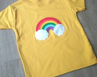 Short sleeved applique tee - younger kids