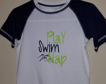 personalized swim shirts