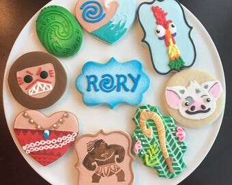 Polynesian Princess Cookies / One Dozen