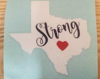 Texas Strong Decal