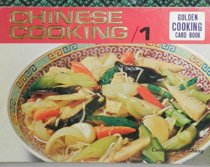 Chinese Cooking 2. Golden Cooking Card Book, 1968, by Shufunotomo Co.