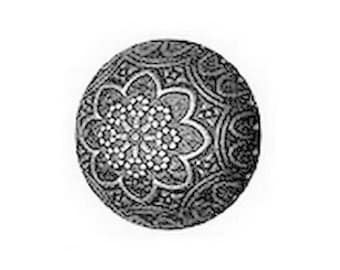5 buttons 15 mm silver tone jewelry