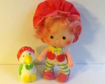CHERRY CUDDLER w/ Gooseberry Vintage Strawberry Shortcake Doll