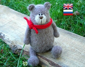 Amigurumi crochet pattern Crochet toy pattern Amigurumi bear Animal crochet pattern Amigurumi Taddy bear making /Willy the Friendly Bear/
