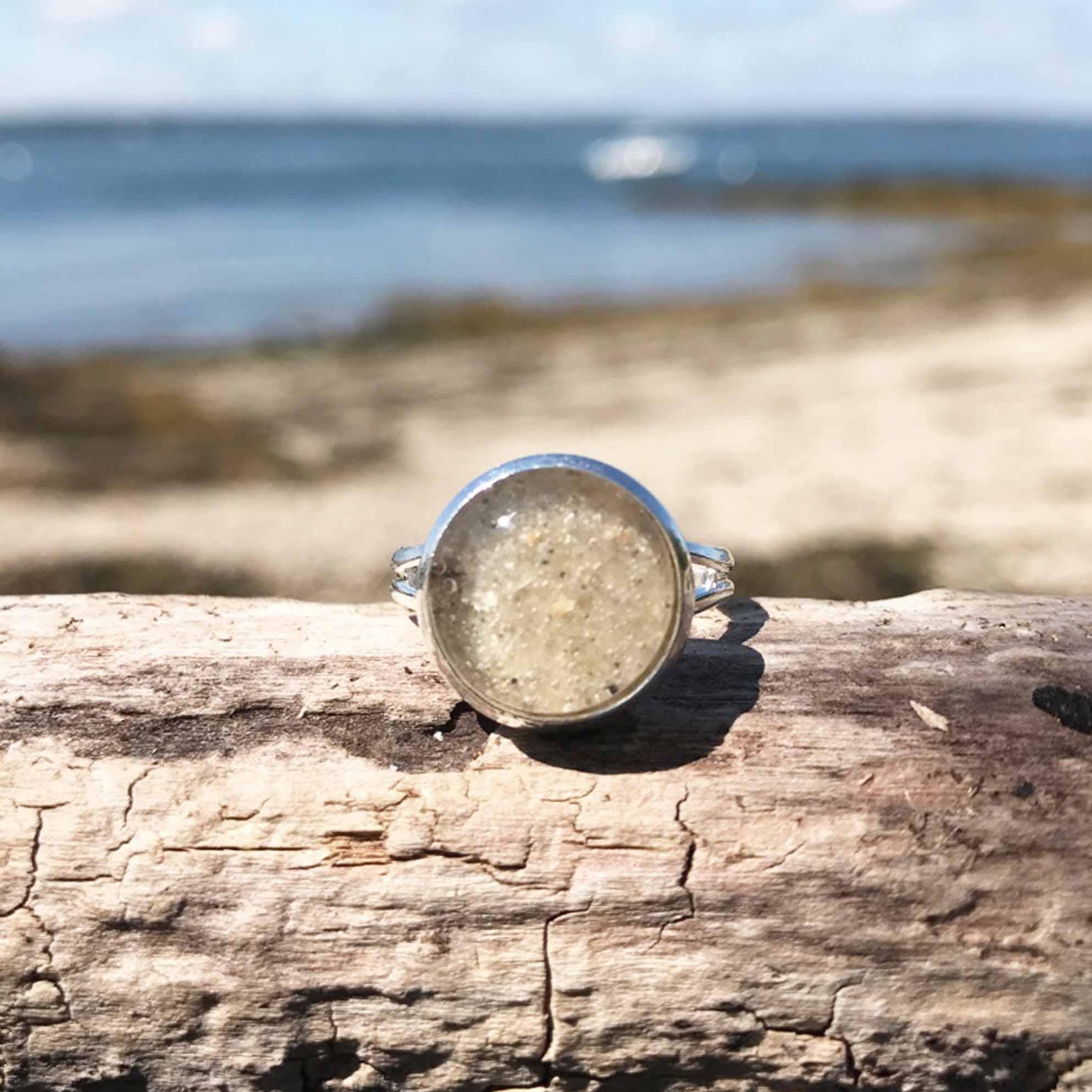 Sand filled jewelry