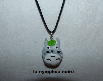 kawaii grey small snowman pendant necklace jewelry