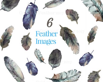 Feather clip art | Etsy