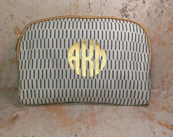 Monogrammed Makeup Bag, Bridesmaid Cosmetic Bag, Makeup Bags