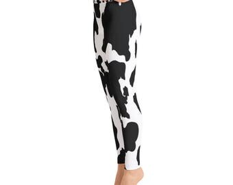 cow print joggers