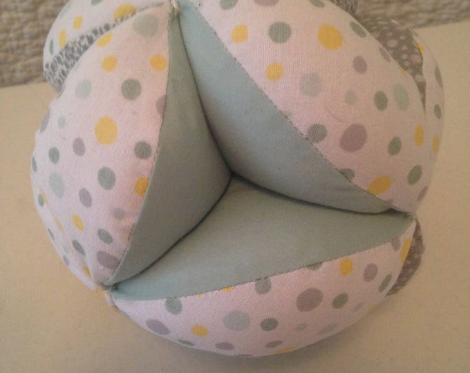 Super Soft Infant Clutch Ball. Montessori Puzzle Ball. Sensory Learning Toy. Soft and Safe for indoor Kid's and Baby Play