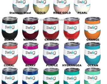 Swig Wine Glasses, Swig Tumbler, 20 ounce tumbler, Monogram Tumbler, Monogram Cup, Monogram Swig, Monogram Wine Glass, Teal Cup, Monogram