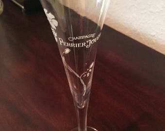 Perrier Jouet Crystal Champagne Glass