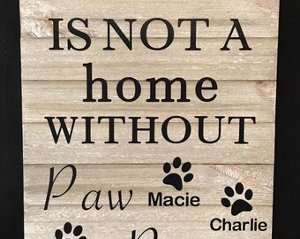 paw print sign paw print decor paw prints dog paw print