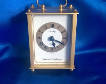 Brass Carrage Clock, 1 AA Battery Operated
