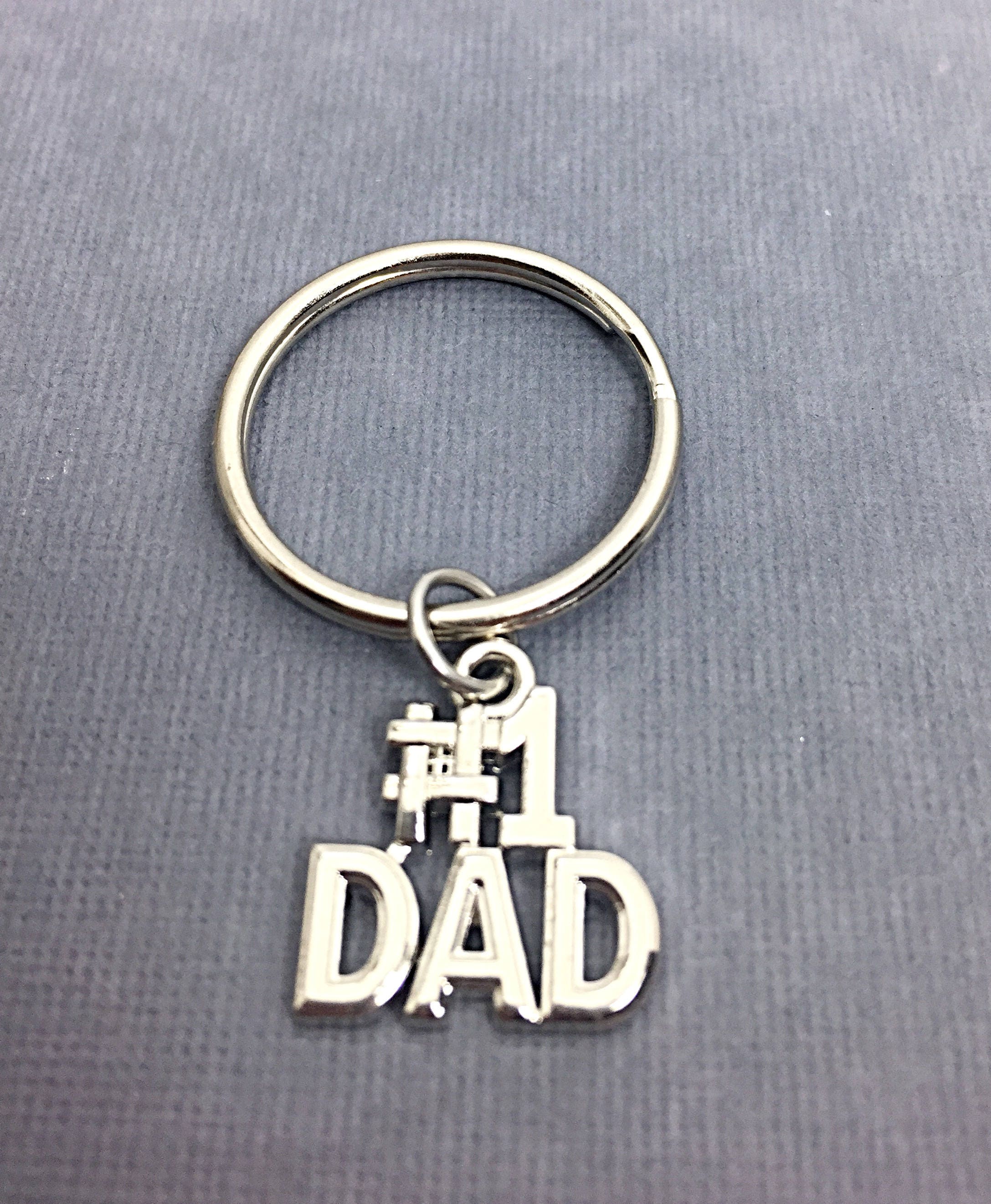 Fathers Day Keychain Gift Happy Fathers Day