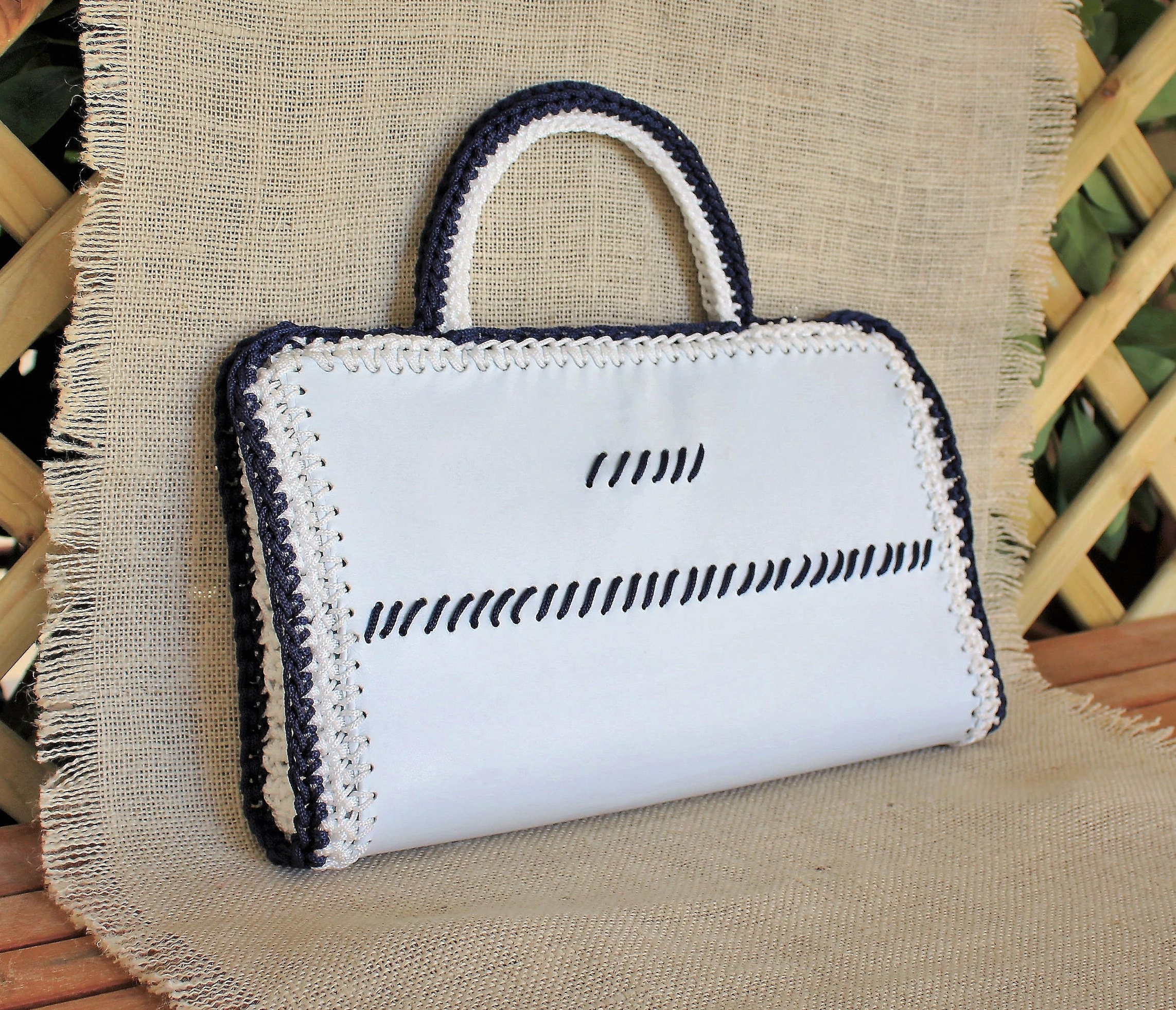 white summer clutch