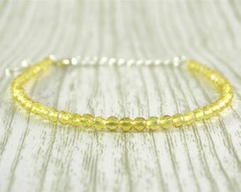 Citrine bracelet november birthstone bracelet citrine crystal bracelet bridesmaid gift november bracelet 925 silver bracelet stone bracelet
