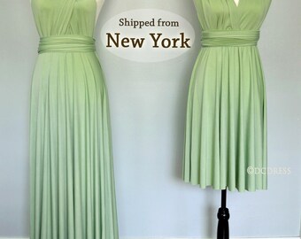  Sage  green  dress  Etsy