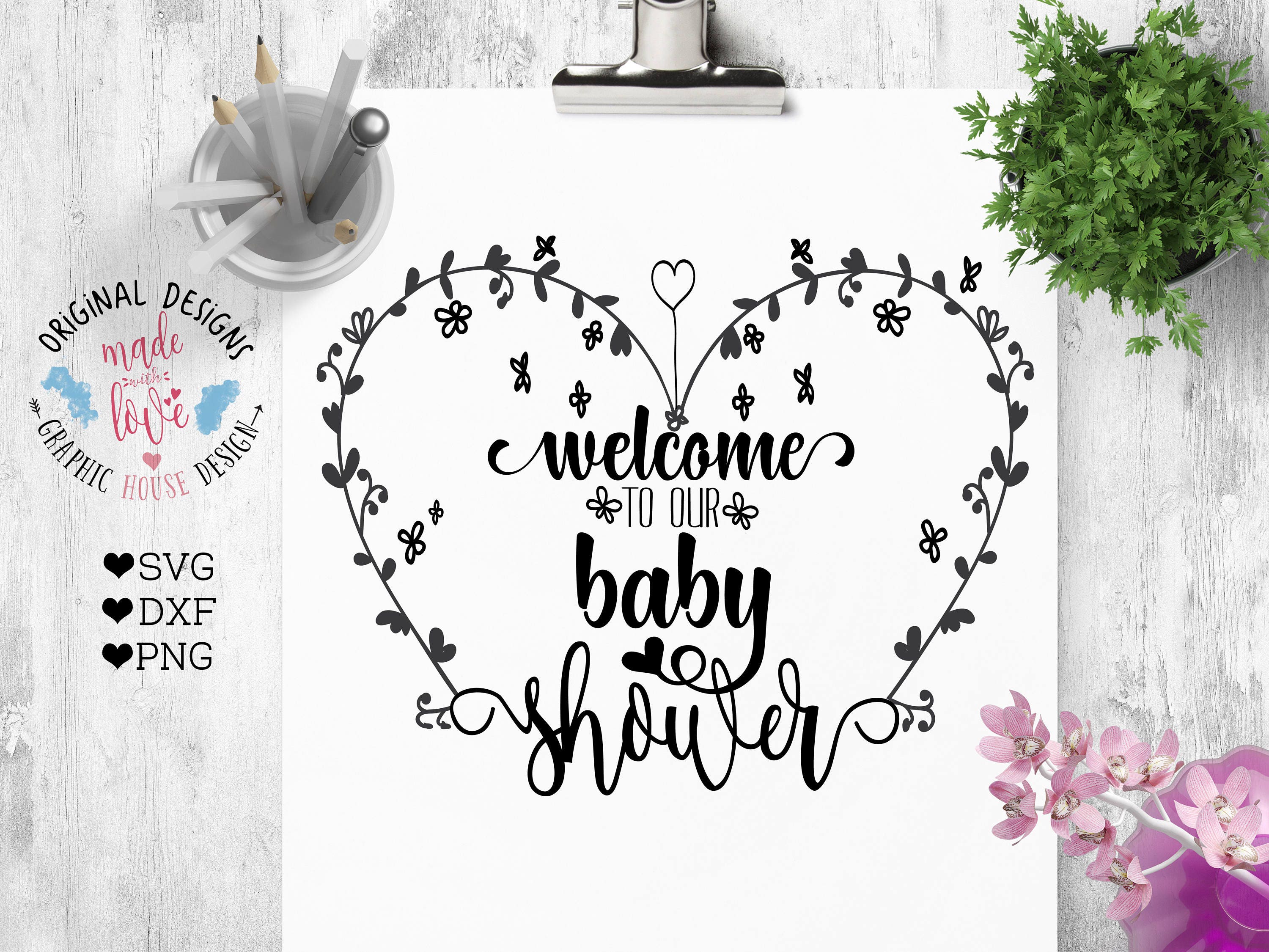 baby svg, baby shower svg, baby invitations svg, decal ...